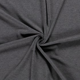 JERSEY BAWEŁNIANY PREMIUM MELANŻ MIDDLE GREY