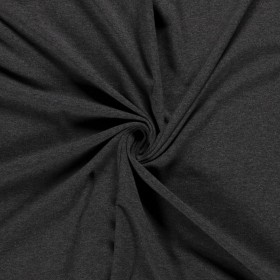 JERSEY BAWEŁNIANY PREMIUM MELANŻ DARK GREY