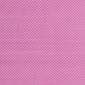 POPELINA MAŁE KROPKI LIGHT PINK