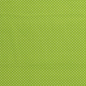 POPELINA MAŁE KROPKI LIME GREEN