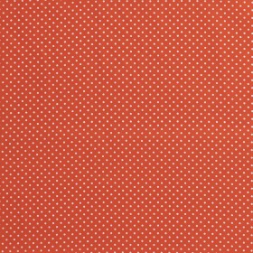 POPELINA MAŁE KROPKI ORANGE