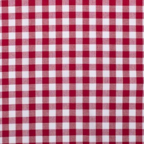 COTTON BIG CHECK RED