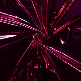 LAMÉ FOIL JERSEY FUCHSIA