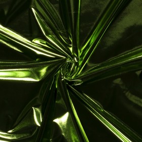 LAMÉ FOIL JERSEY LIME GREEN