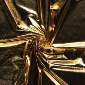 LAMÉ FOIL JERSEY GOLD