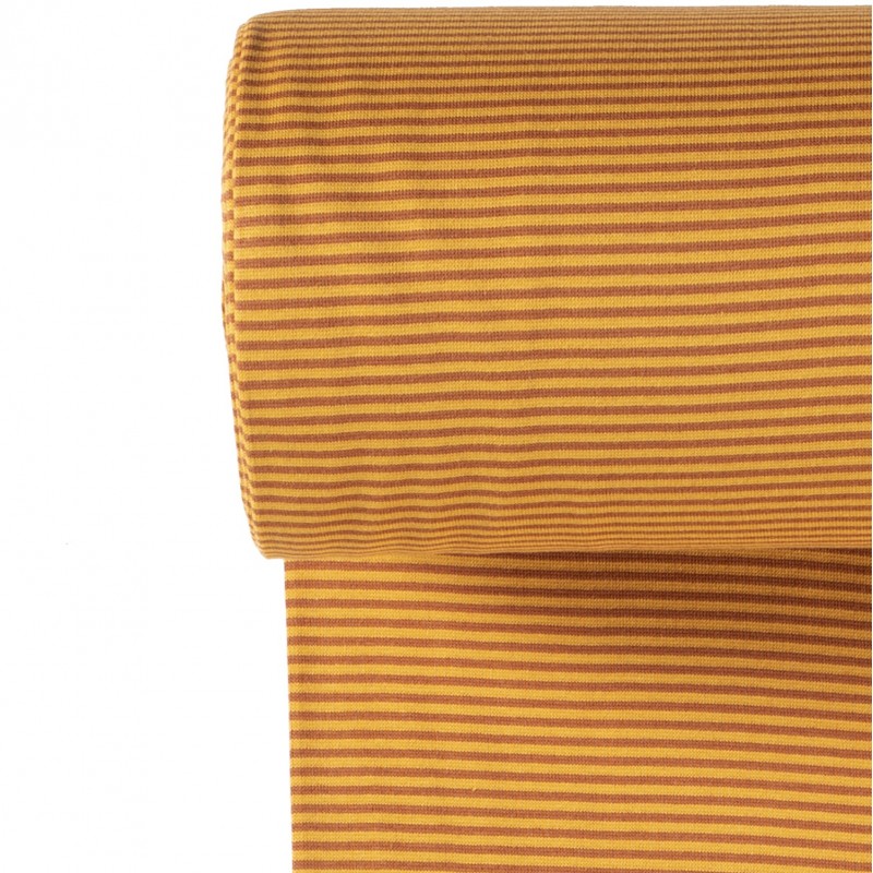 TUBULAR 1X1 RIB 2MM Y/D STRIPE 11805