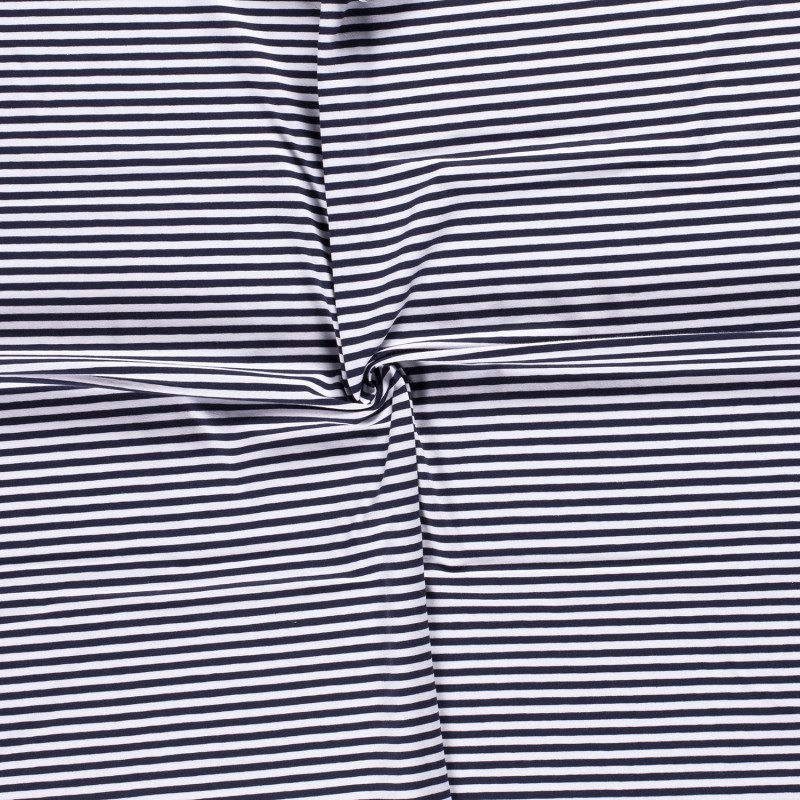 COTTON JERSEY 5MM Y/D STRIPE 11813