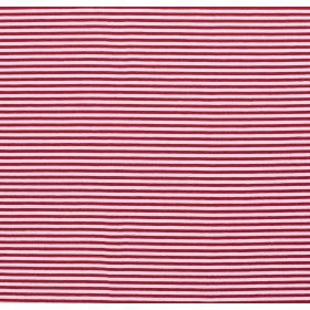 COTTON JERSEY 5MM Y/D STRIPE RED