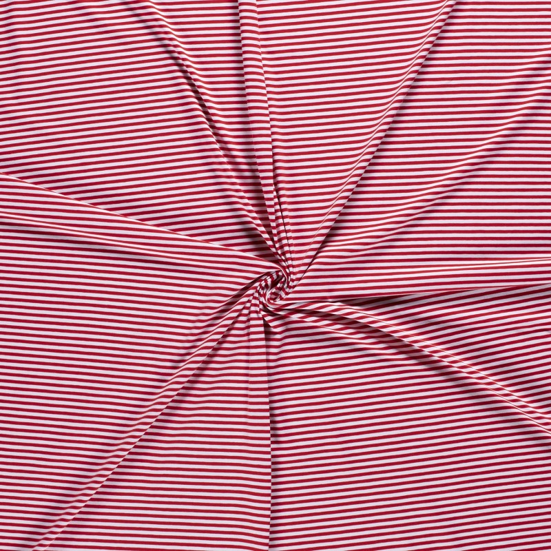 COTTON JERSEY 5MM Y/D STRIPE 11813
