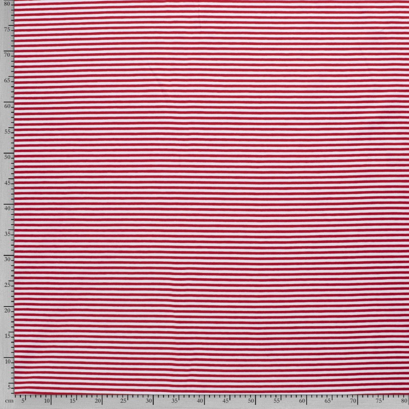 COTTON JERSEY 5MM Y/D STRIPE 11813