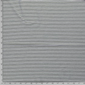 COTTON JERSEY 5MM Y/D STRIPE 11813