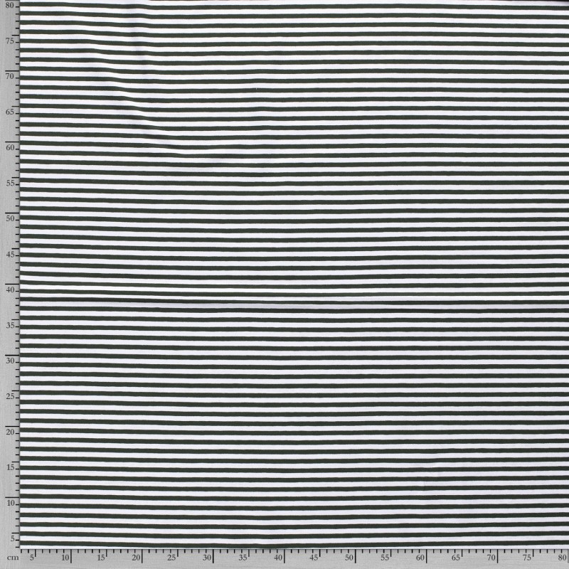 COTTON JERSEY 5MM Y/D STRIPE 11813
