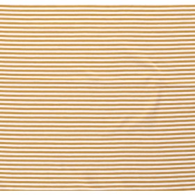 COTTON JERSEY 5MM Y/D STRIPE OKER