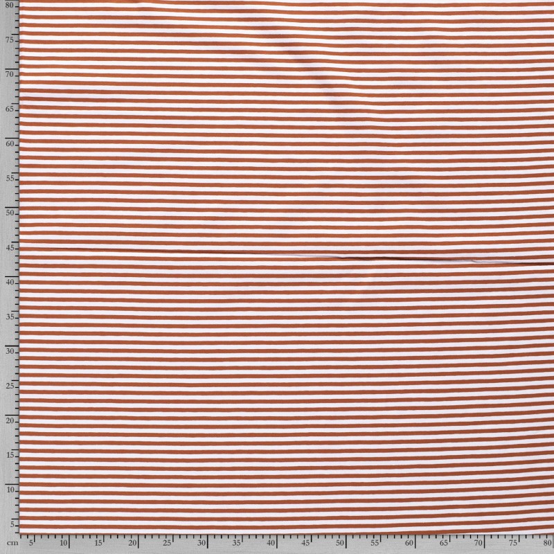 COTTON JERSEY 5MM Y/D STRIPE 11813
