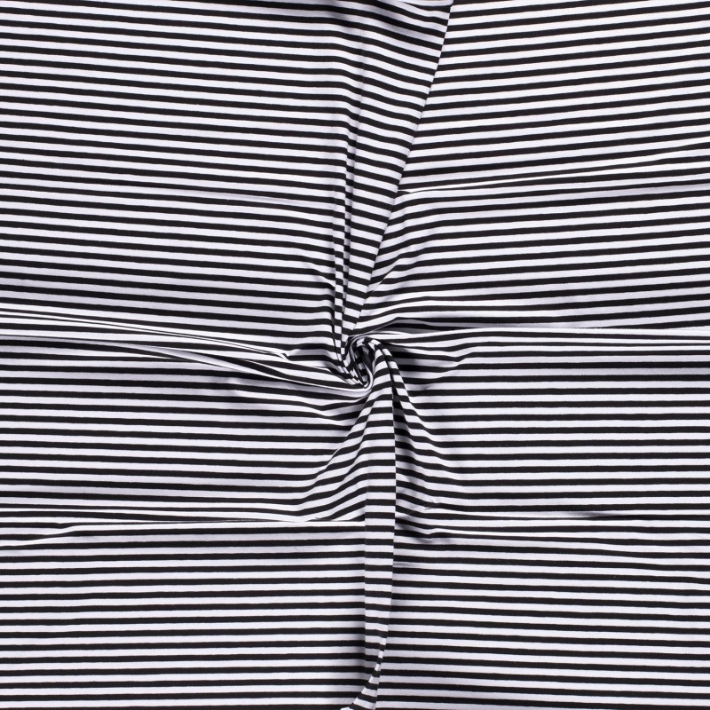 COTTON JERSEY 5MM Y/D STRIPE 11813