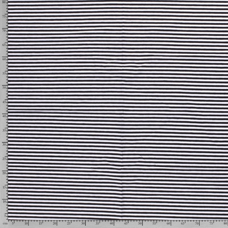 COTTON JERSEY 5MM Y/D STRIPE 11813