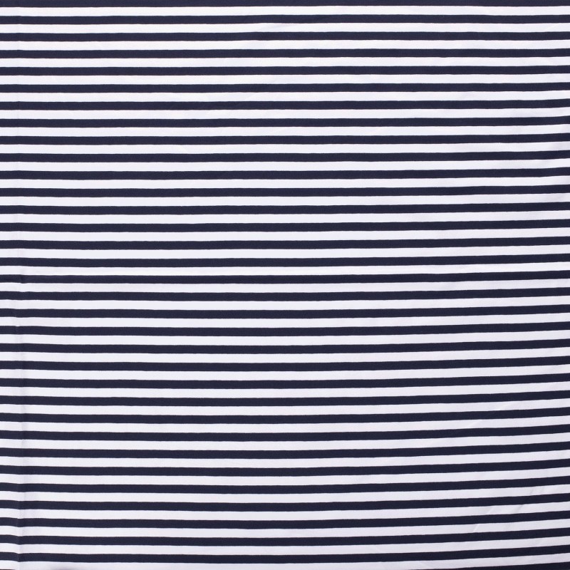 COTTON JERSEY 10MM Y/D STRIPE 11814