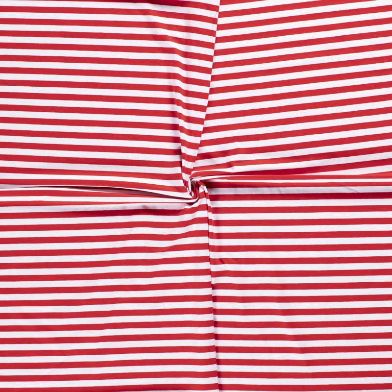 COTTON JERSEY 10MM Y/D STRIPE 11814