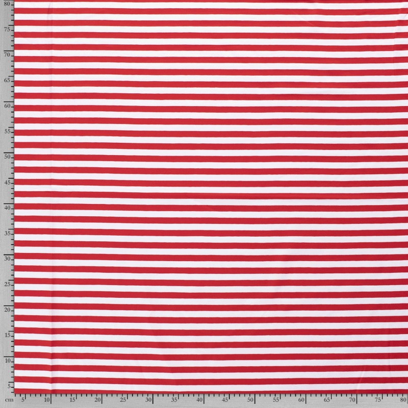 COTTON JERSEY 10MM Y/D STRIPE 11814