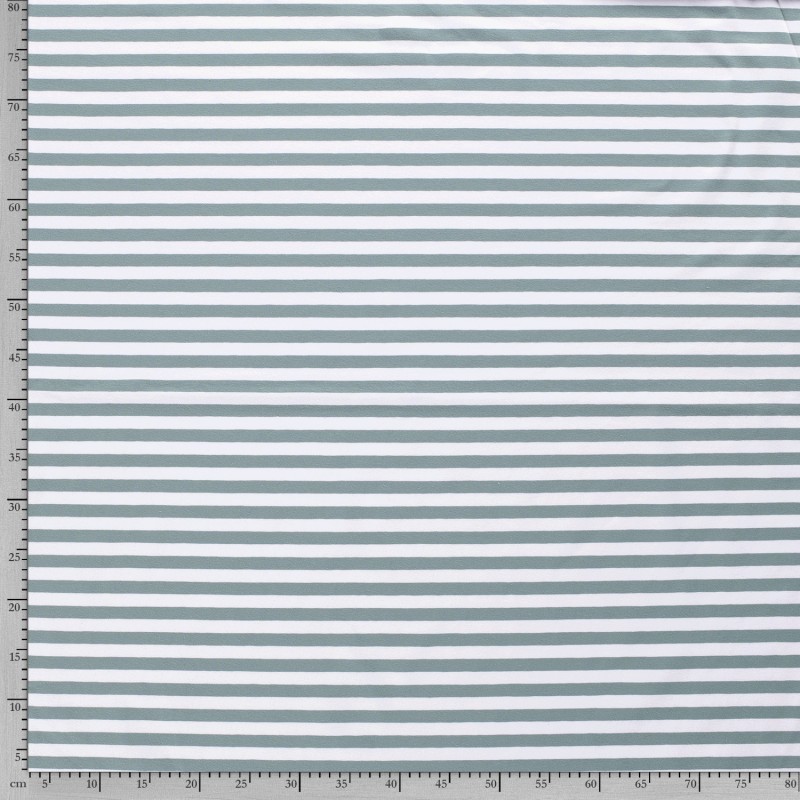 COTTON JERSEY 10MM Y/D STRIPE 11814