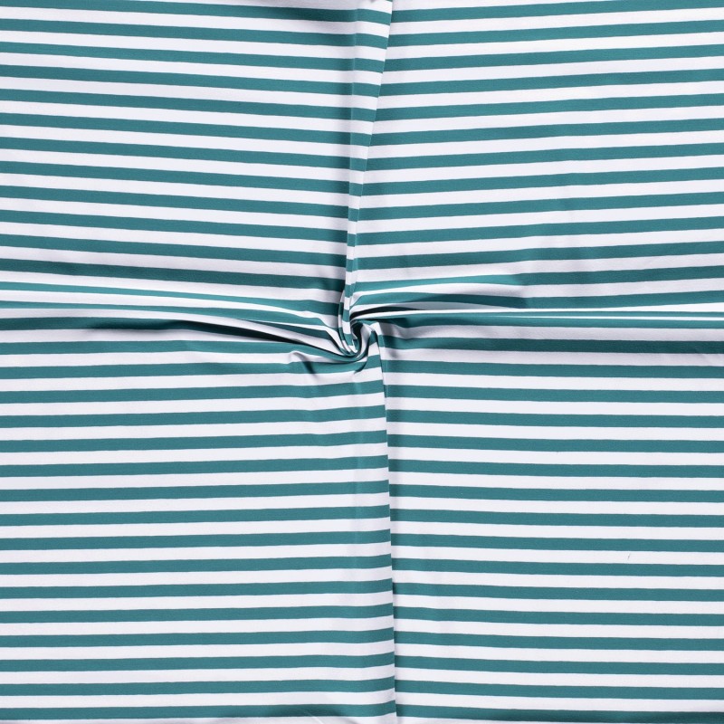 COTTON JERSEY 10MM Y/D STRIPE 11814