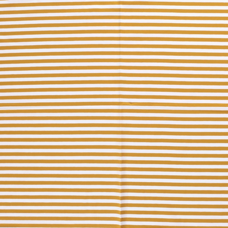 COTTON JERSEY 10MM Y/D STRIPE 11814