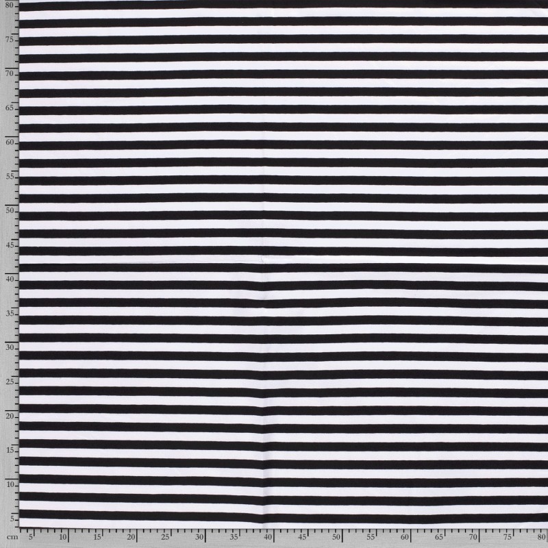 COTTON JERSEY 10MM Y/D STRIPE 11814