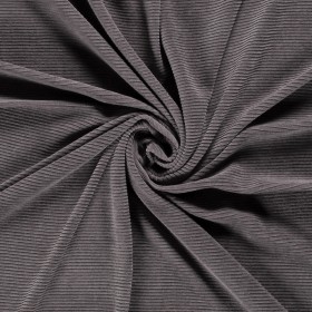 WELUR BAWEŁNIANY MAŁY RIB MIDDLE GREY