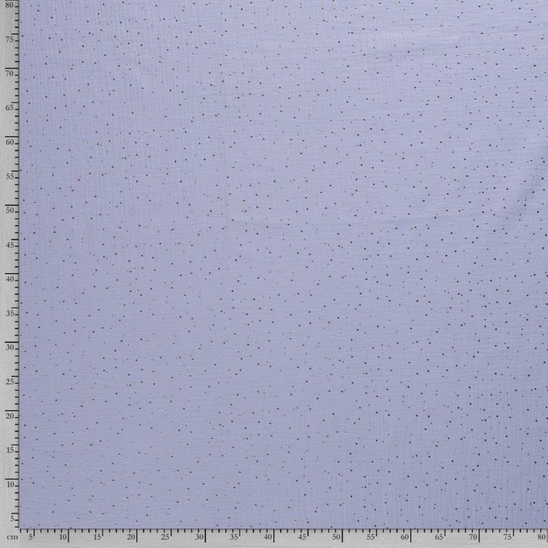 MUSLIN SCATTERED DOT FOILED 12684