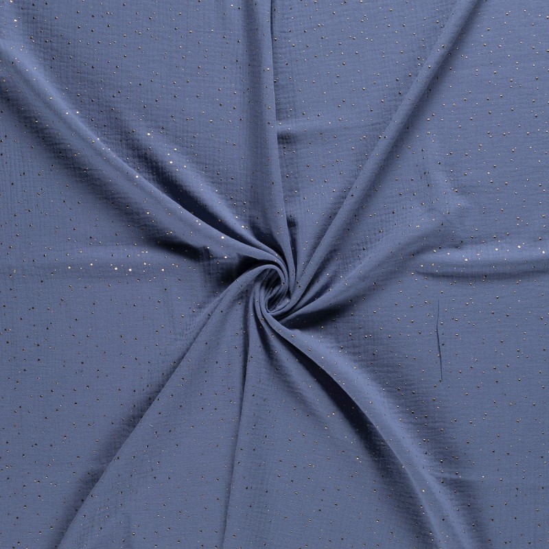 MUSLIN SCATTERED DOT FOILED 12684