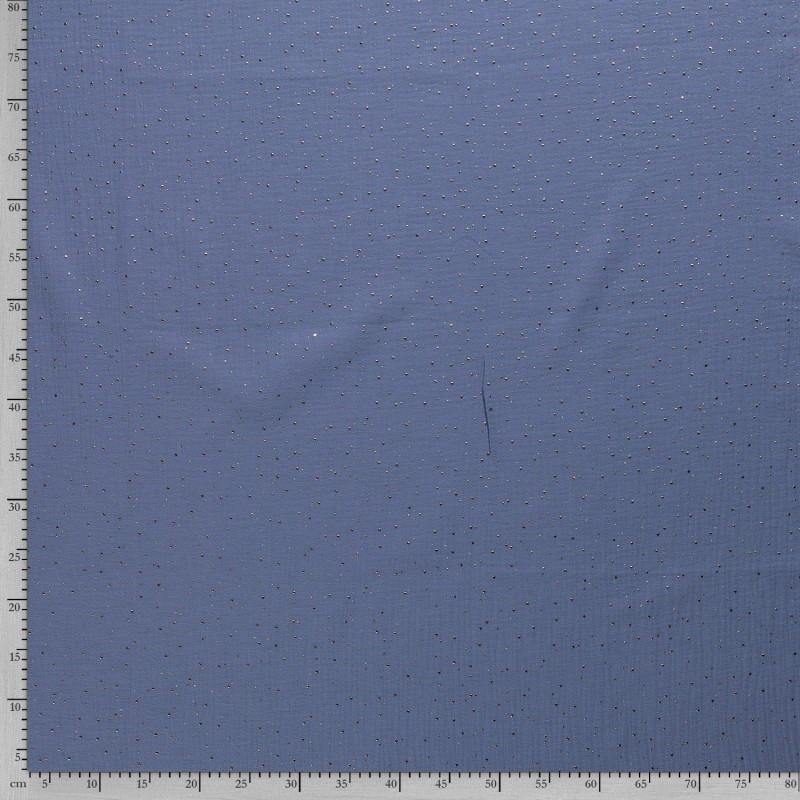 MUSLIN SCATTERED DOT FOILED 12684