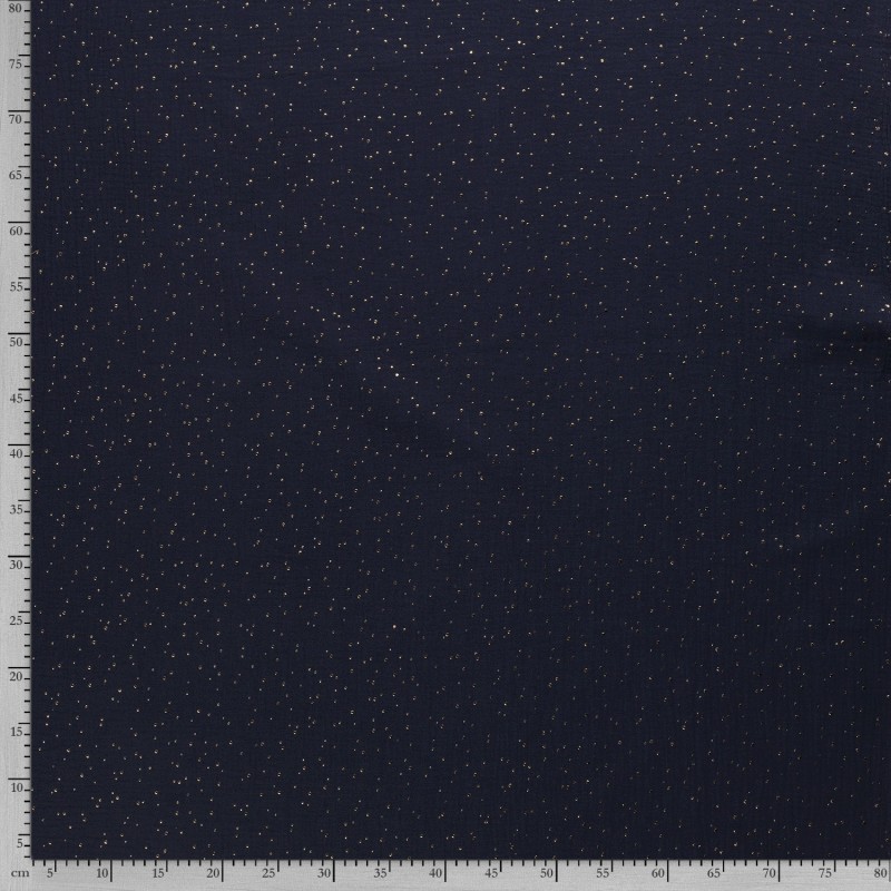 MUSLIN SCATTERED DOT FOILED 12684