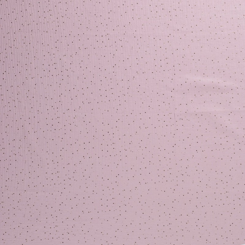MUSLIN SCATTERED DOT FOILED 12684