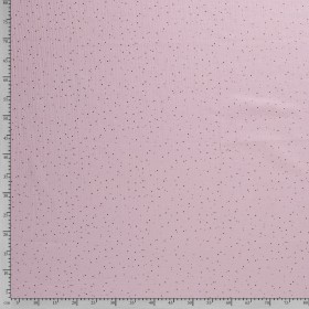 MUSLIN SCATTERED DOT FOILED 12684