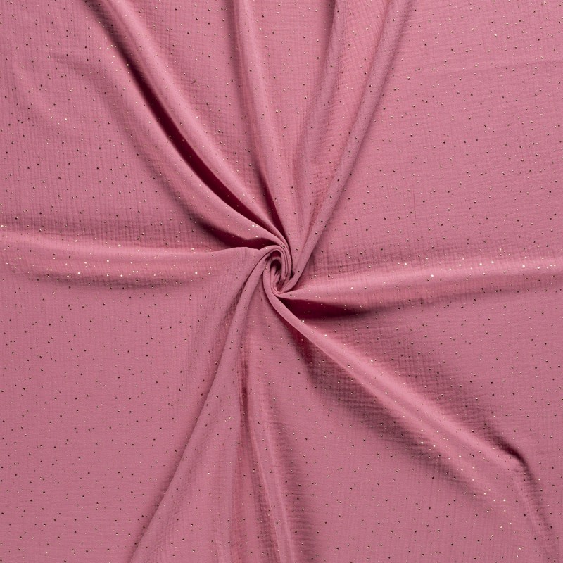 MUSLIN SCATTERED DOT FOILED 12684