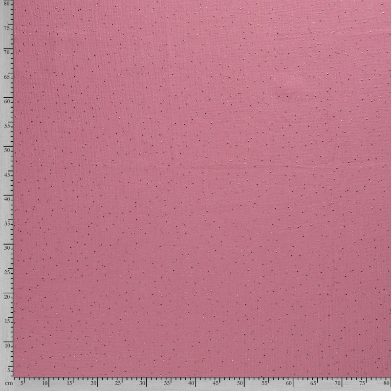 MUSLIN SCATTERED DOT FOILED 12684