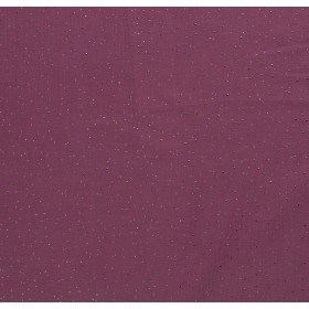 MUŚLIN KROPKI FOLIA OLD PINK