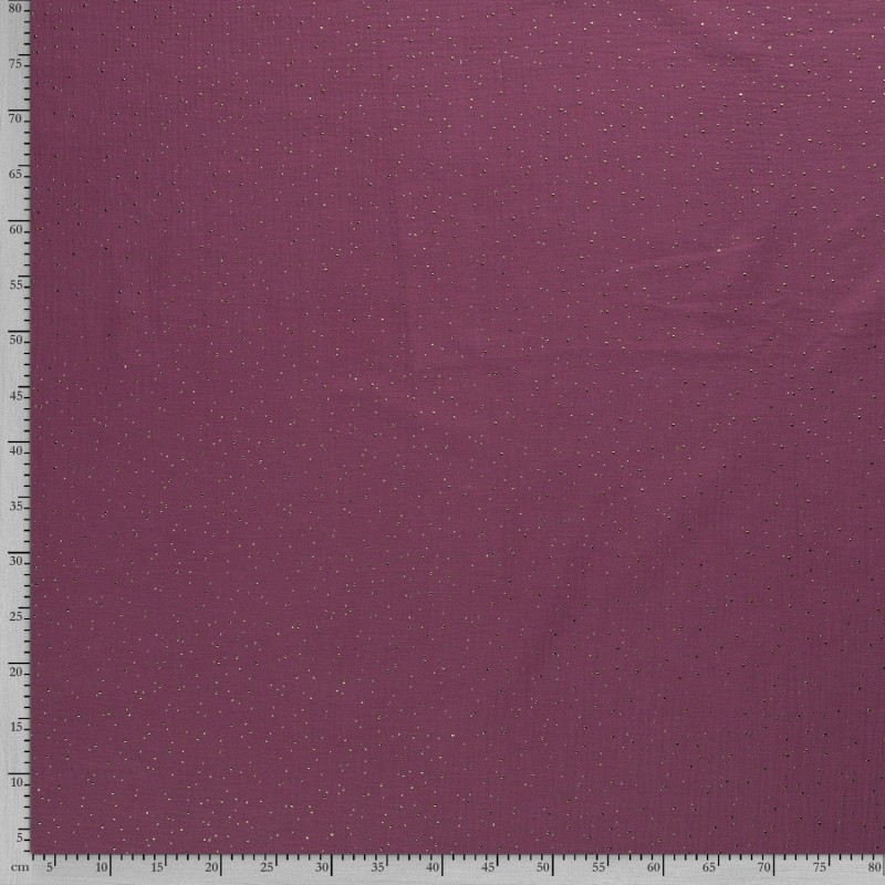 MUSLIN SCATTERED DOT FOILED 12684