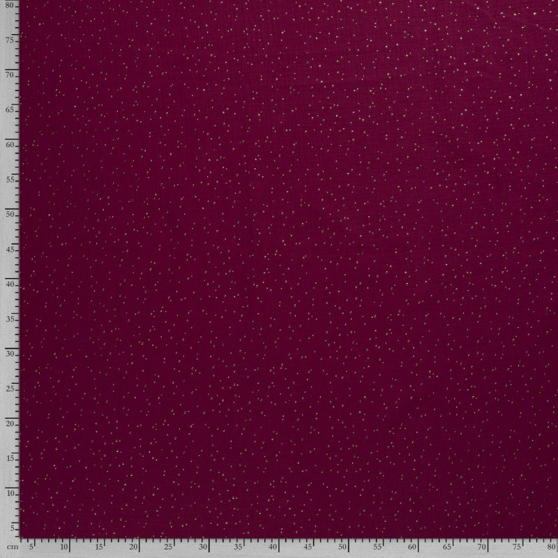 MUSLIN SCATTERED DOT FOILED 12684