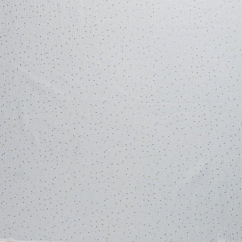 MUSLIN SCATTERED DOT FOILED 12684