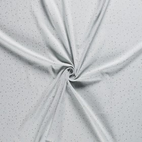 MUSLIN SCATTERED DOT FOILED 12684