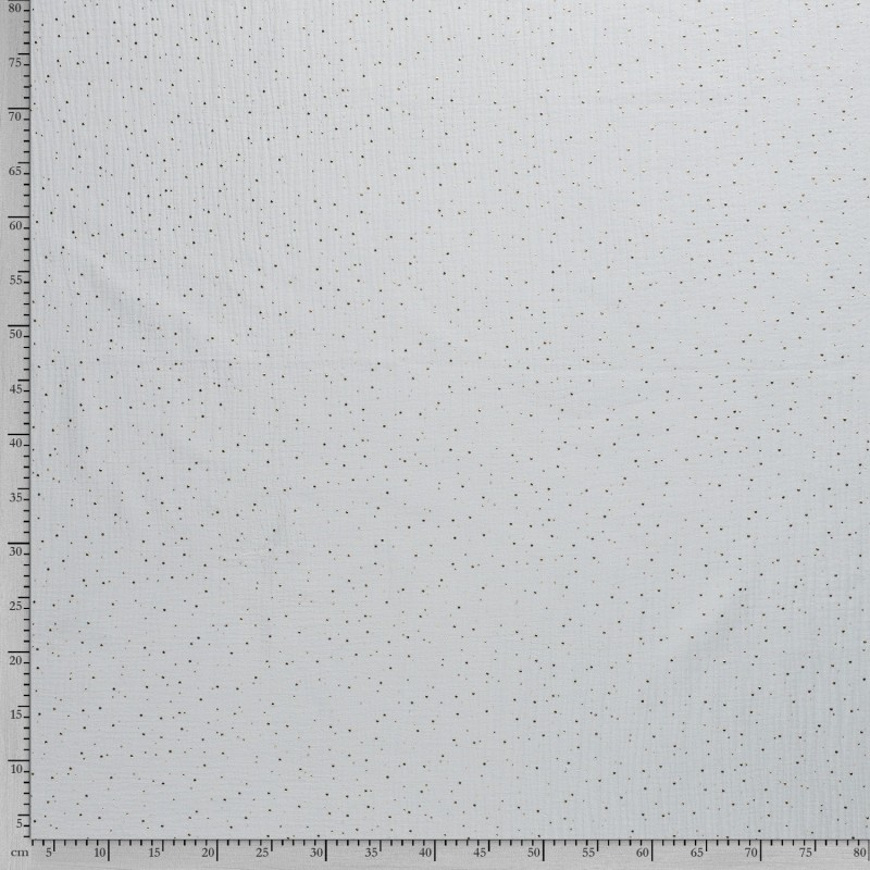 MUSLIN SCATTERED DOT FOILED 12684