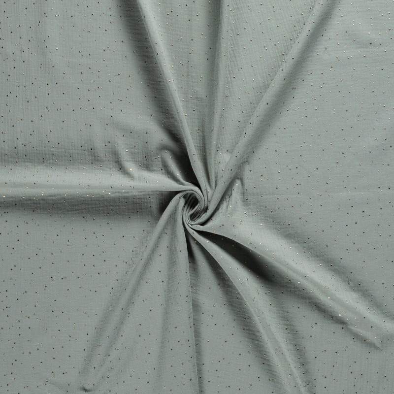 MUSLIN SCATTERED DOT FOILED 12684