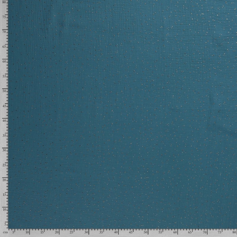 MUSLIN SCATTERED DOT FOILED 12684