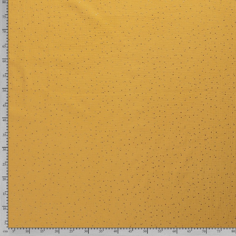 MUSLIN SCATTERED DOT FOILED 12684