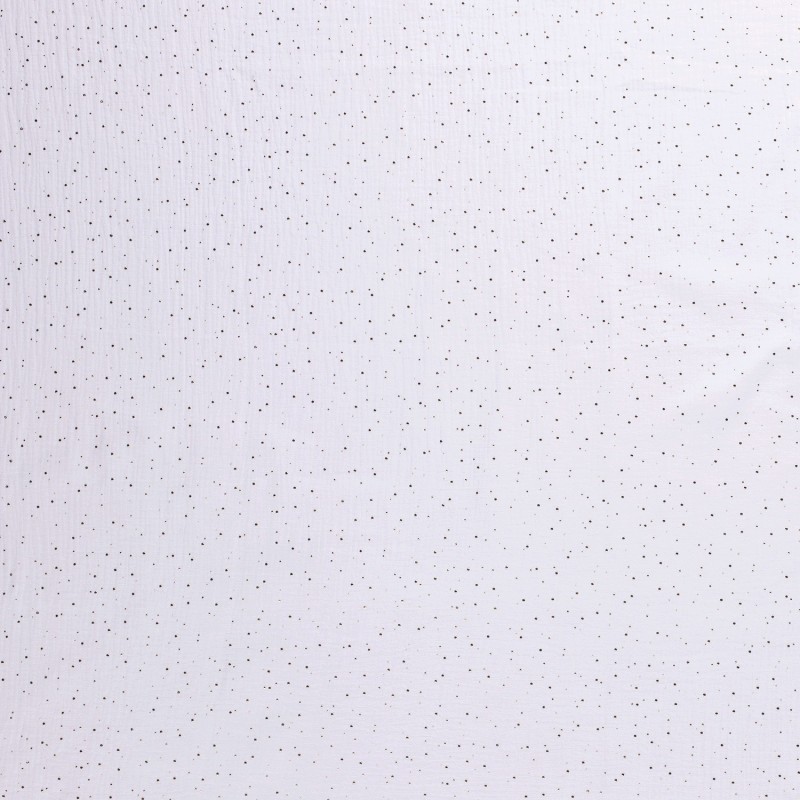 MUSLIN SCATTERED DOT FOILED 12684