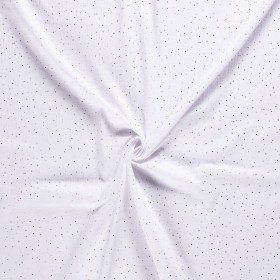 MUSLIN SCATTERED DOT FOILED 12684