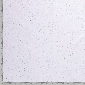 MUSLIN SCATTERED DOT FOILED 12684