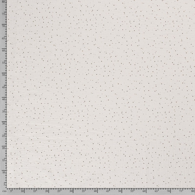 MUSLIN SCATTERED DOT FOILED 12684