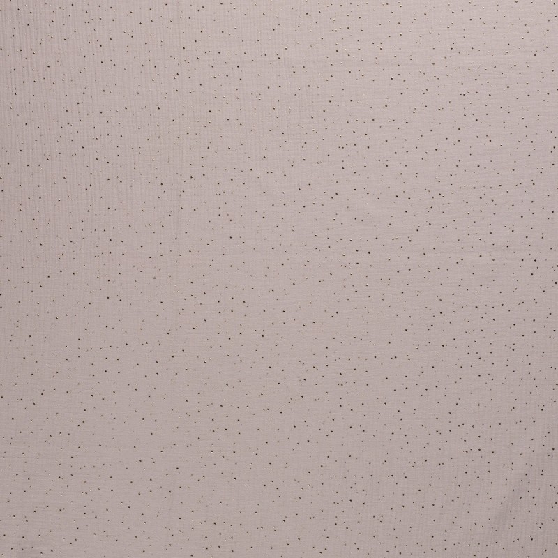 MUSLIN SCATTERED DOT FOILED 12684